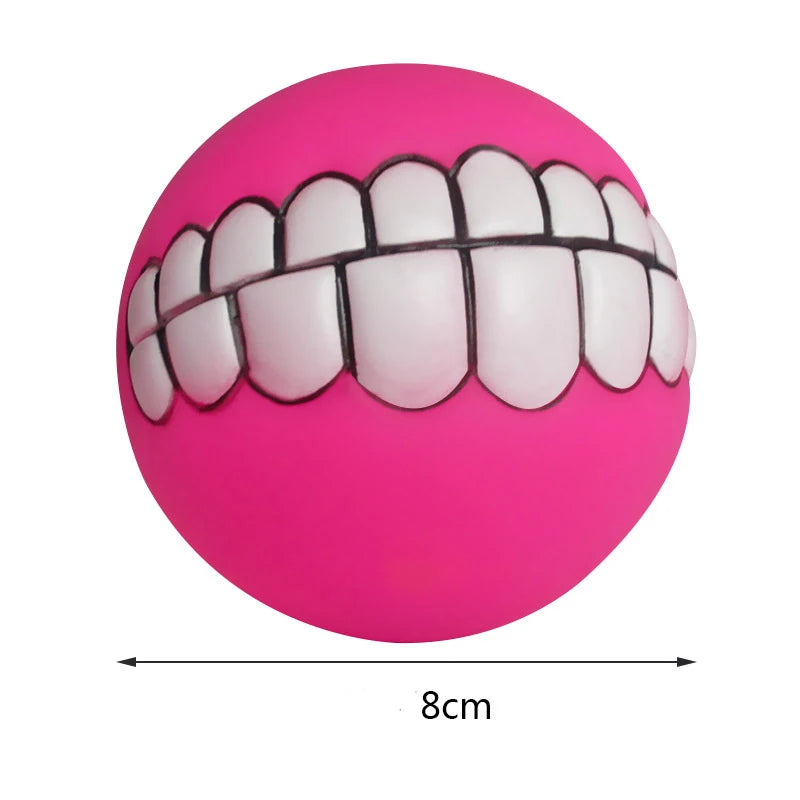 Dog Ball Teeth Funny Trick Toy