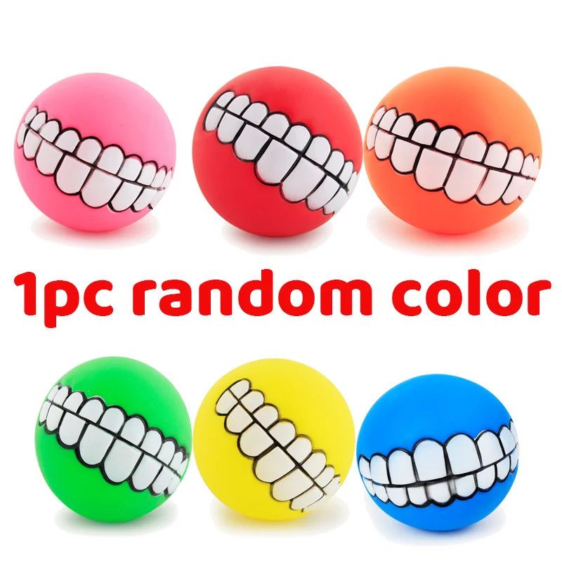 Dog Ball Teeth Funny Trick Toy