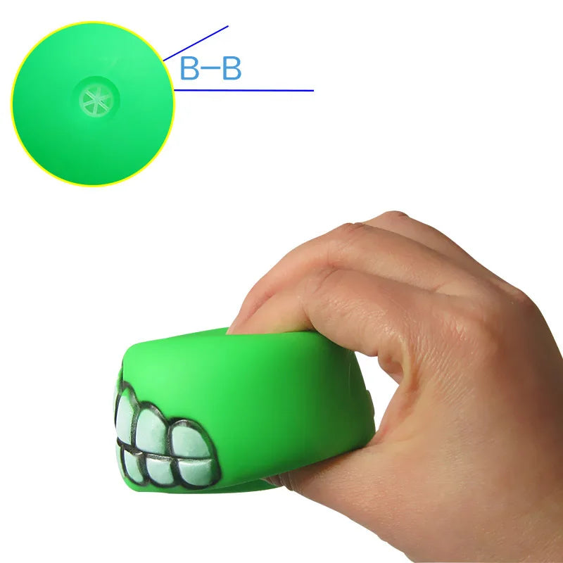 Dog Ball Teeth Funny Trick Toy