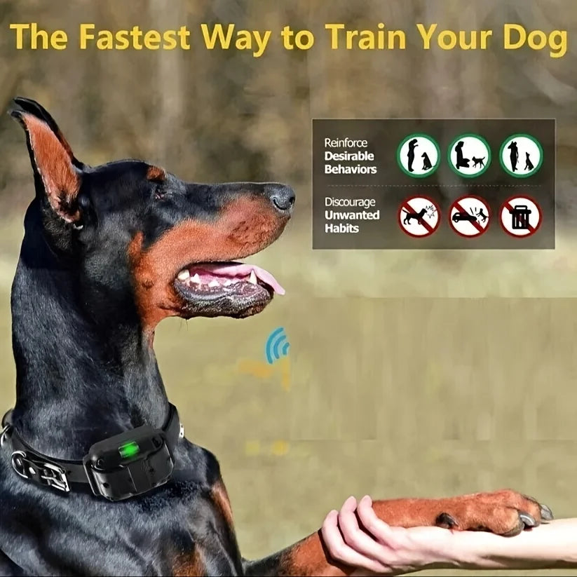 Rechargeable Anti Barking Shock Vibration Collar