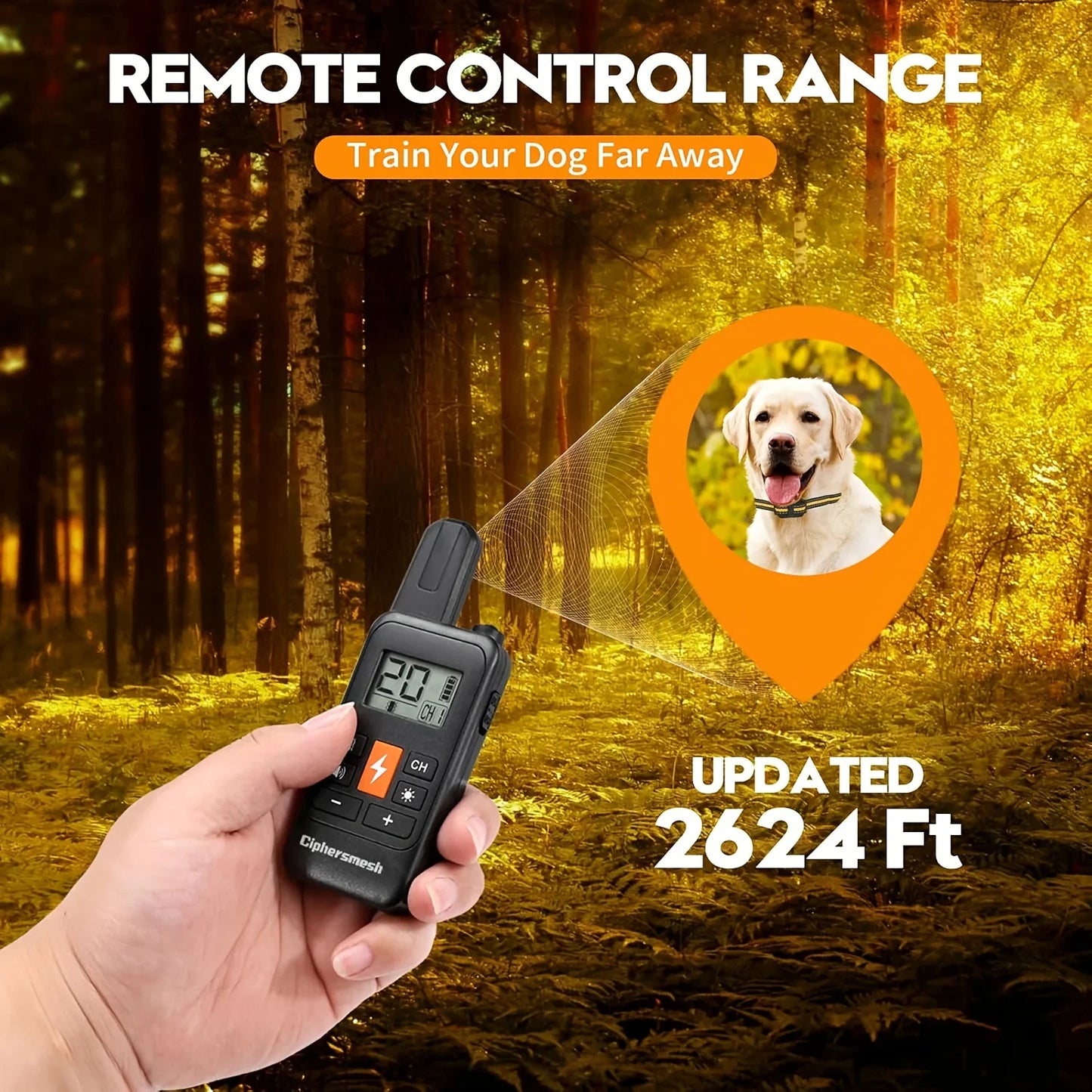 Rechargeable Anti Barking Shock Vibration Collar