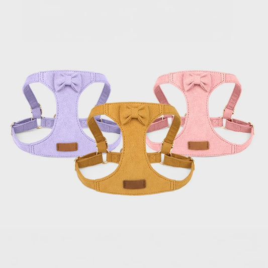 Soft Breathable Dog Collar Harness Leash Set