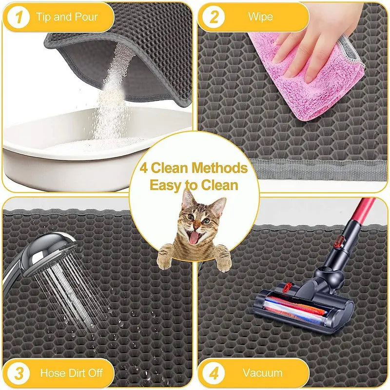Waterproof Double Layer Pet Litter Mat