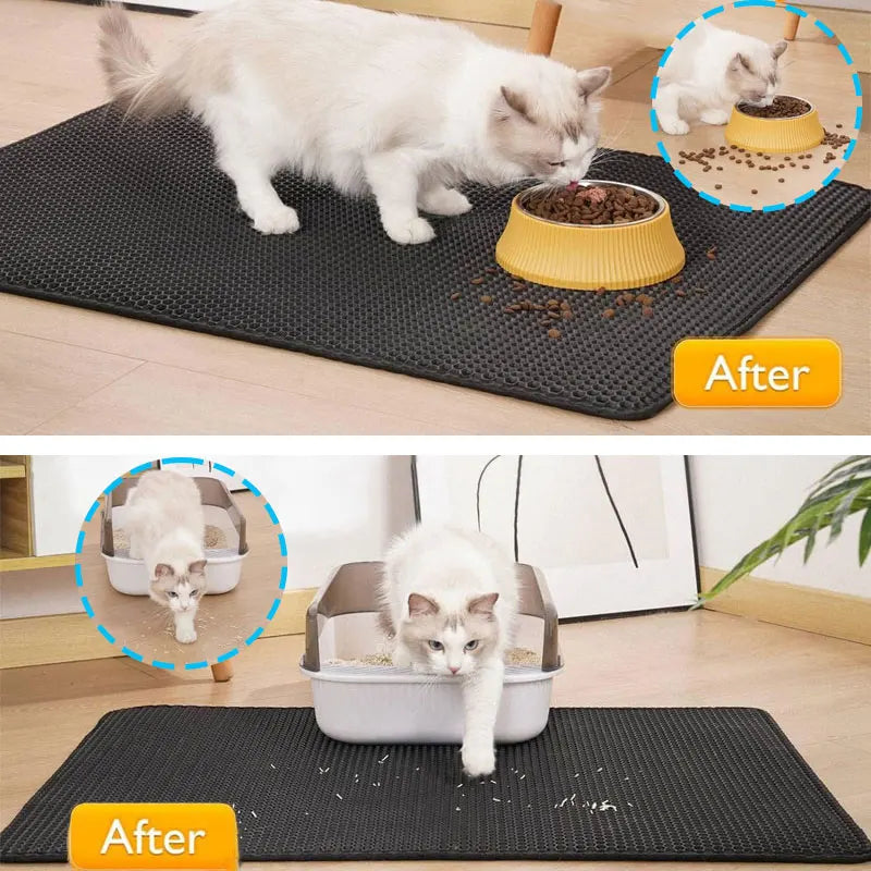 Waterproof Double Layer Pet Litter Mat