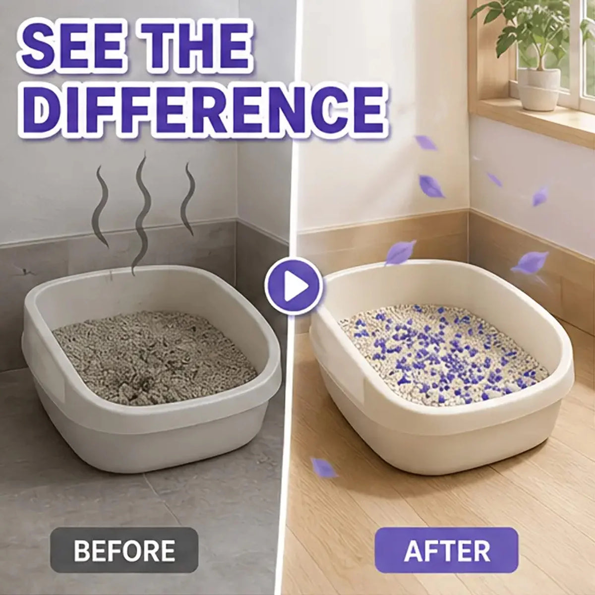 Lavender Cat Litter Deodorizer Granules