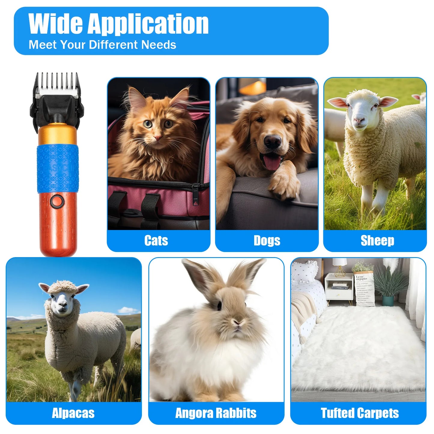 Electric Animal Fur Shears Shaver Clipper