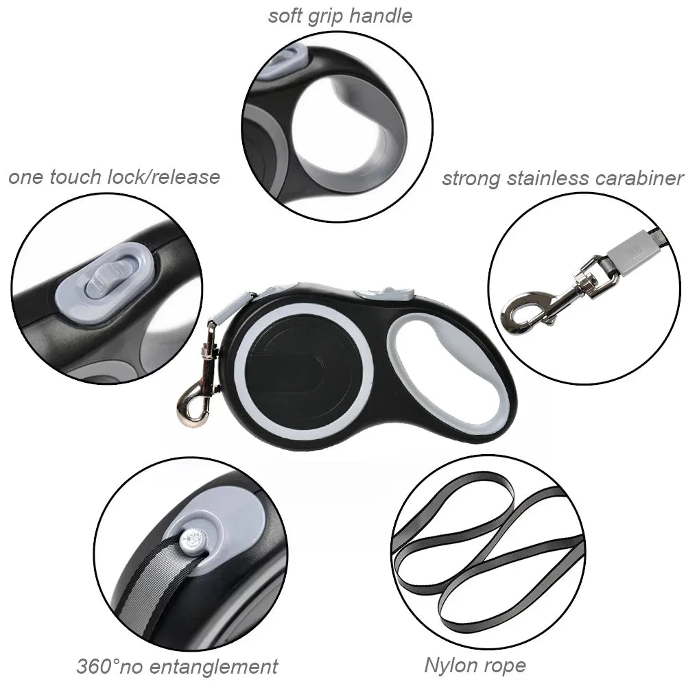 Retractable Roulette Dog Leash