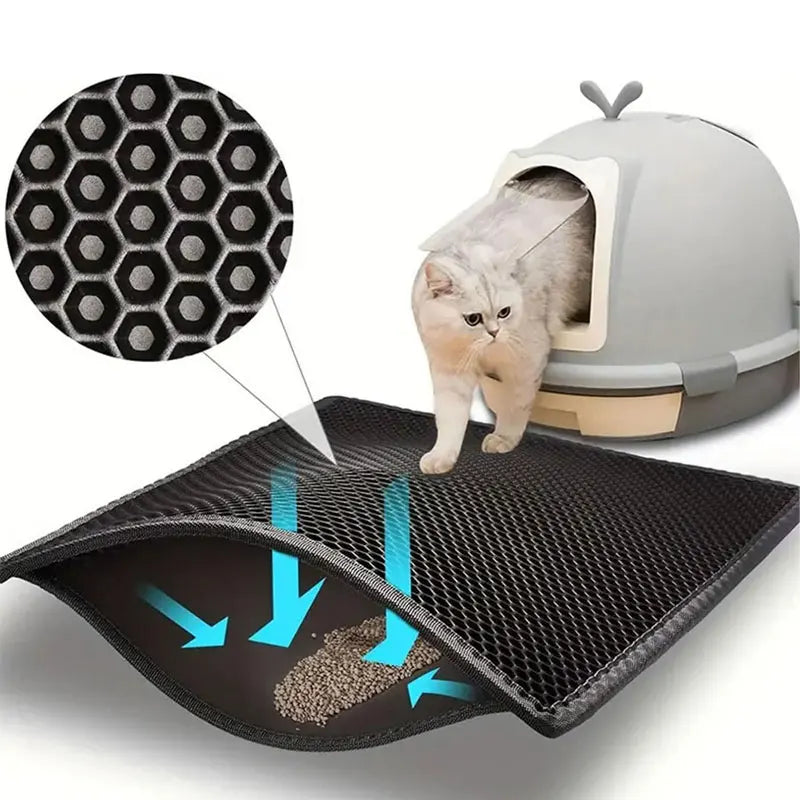 Waterproof Double Layer Pet Litter Mat
