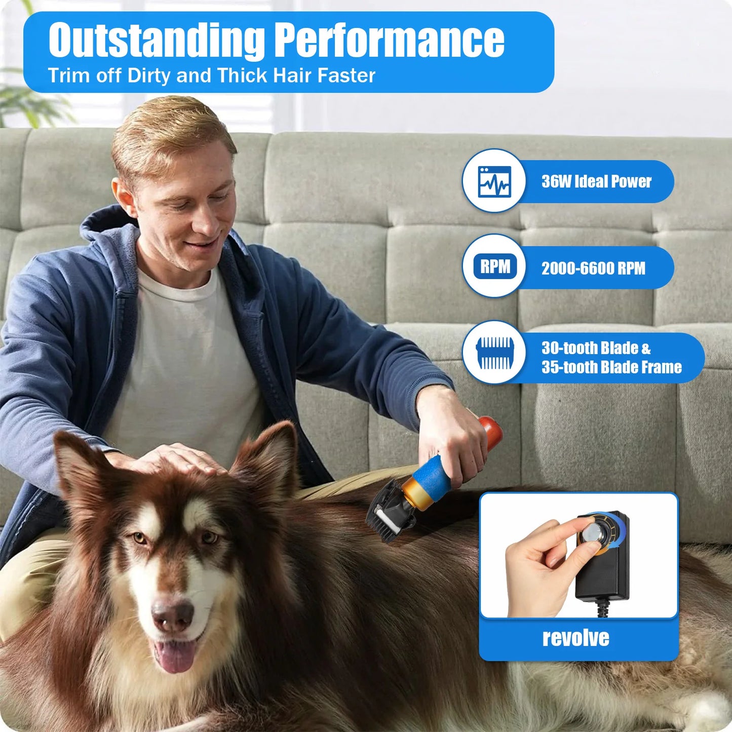 Electric Animal Fur Shears Shaver Clipper