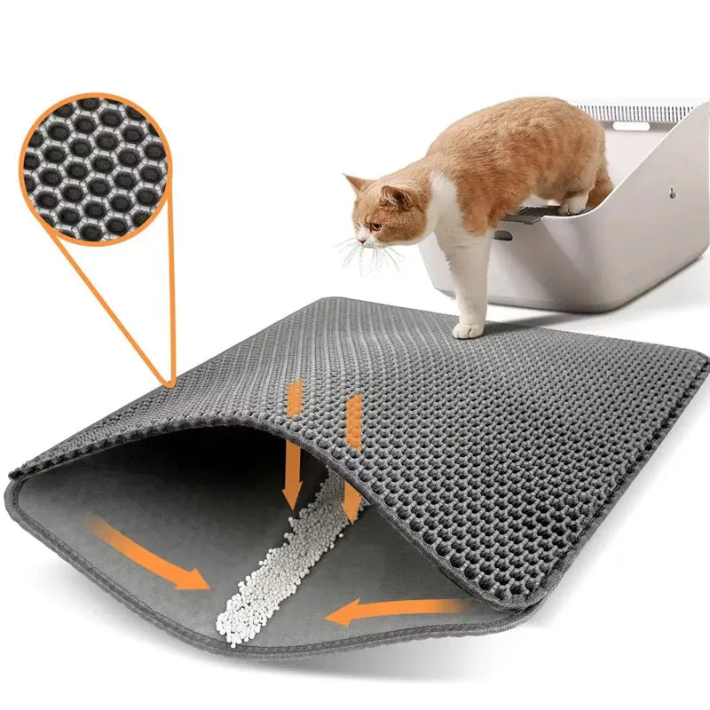 Waterproof Double Layer Pet Litter Mat
