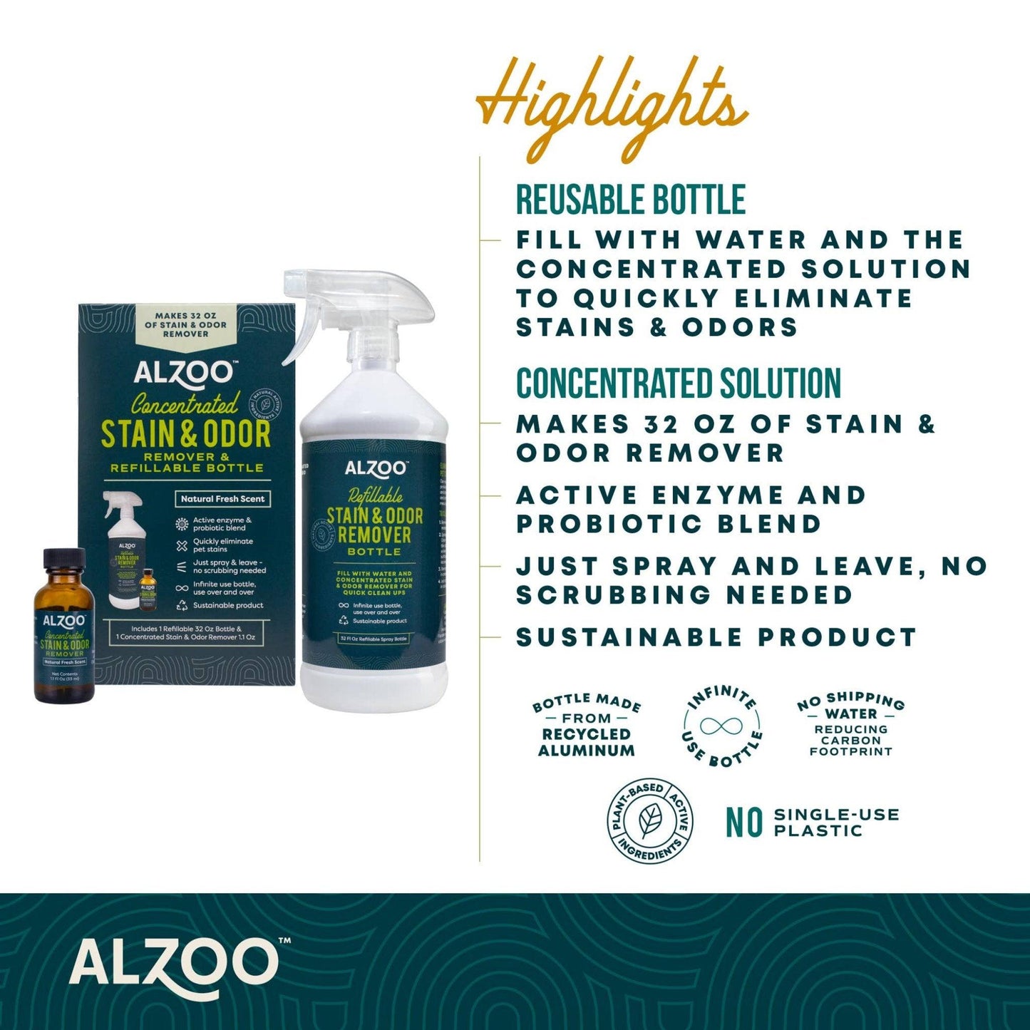 Advanced Stain & Odor Eliminating Shampoo