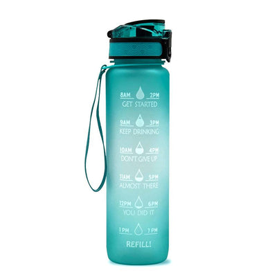 1L Tritan Water Bottle Time Marker