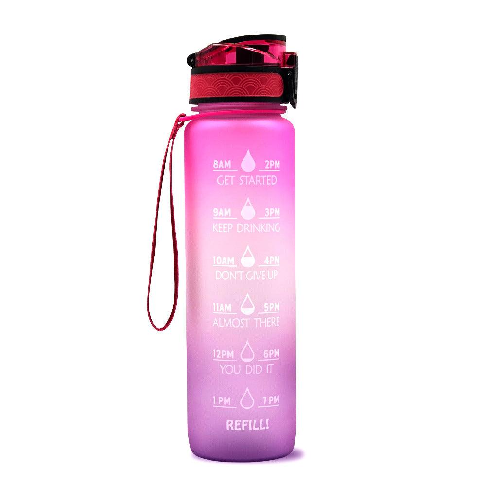 1L Tritan Water Bottle Time Marker