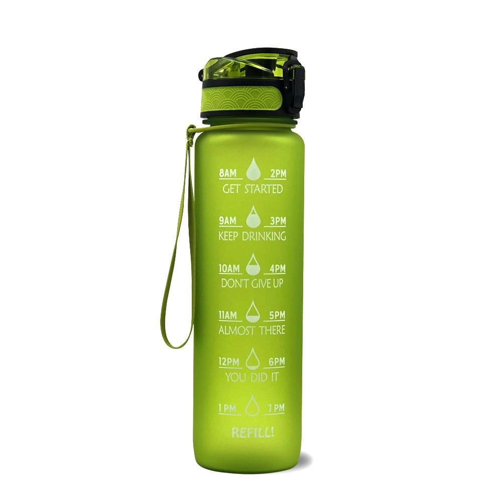 1L Tritan Water Bottle Time Marker