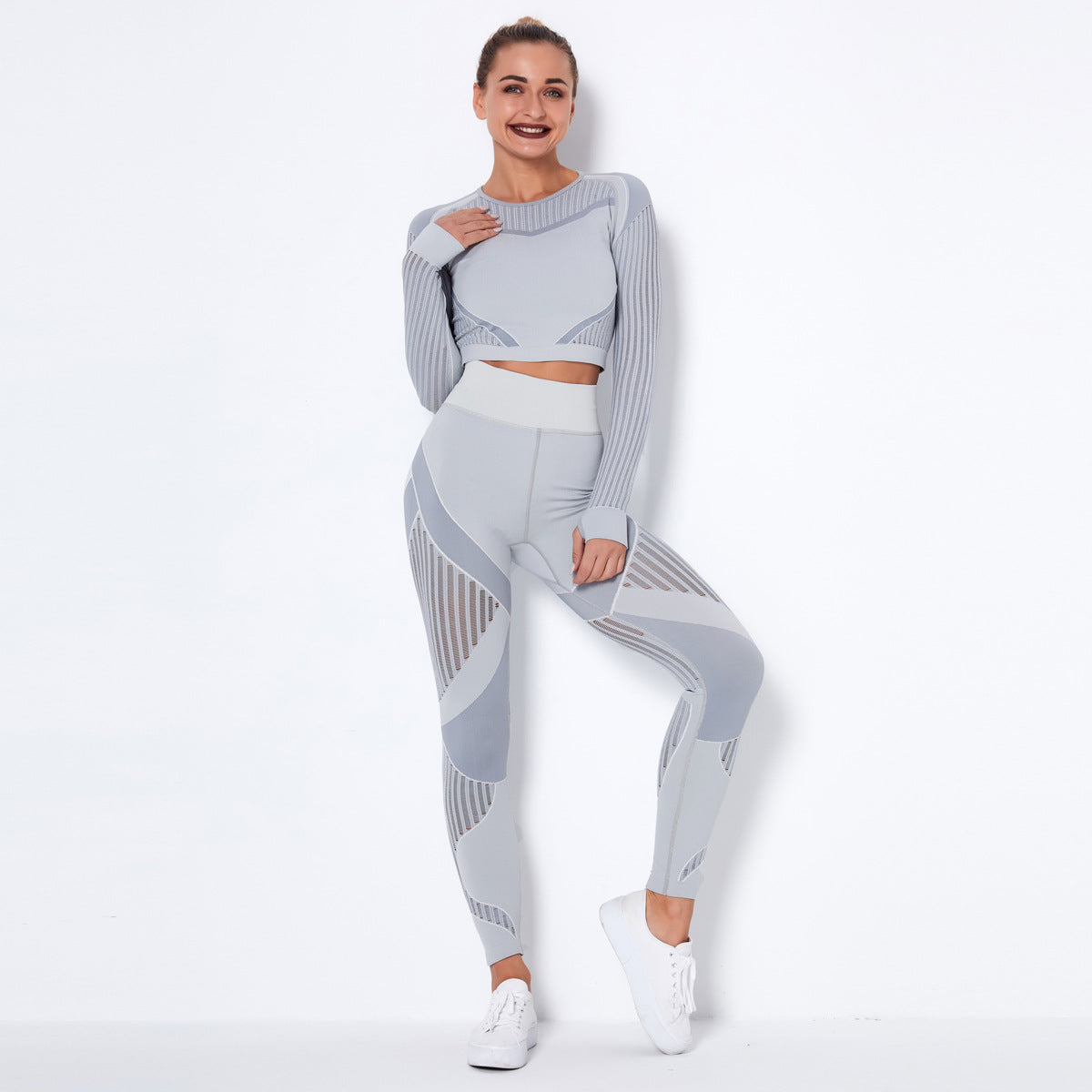 Absorbent Yoga Long-Sleeved Suit