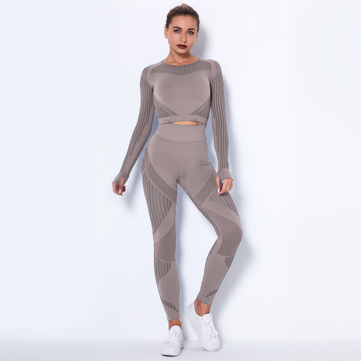 Absorbent Yoga Long-Sleeved Suit