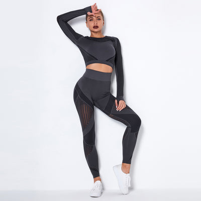 Absorbent Yoga Long-Sleeved Suit