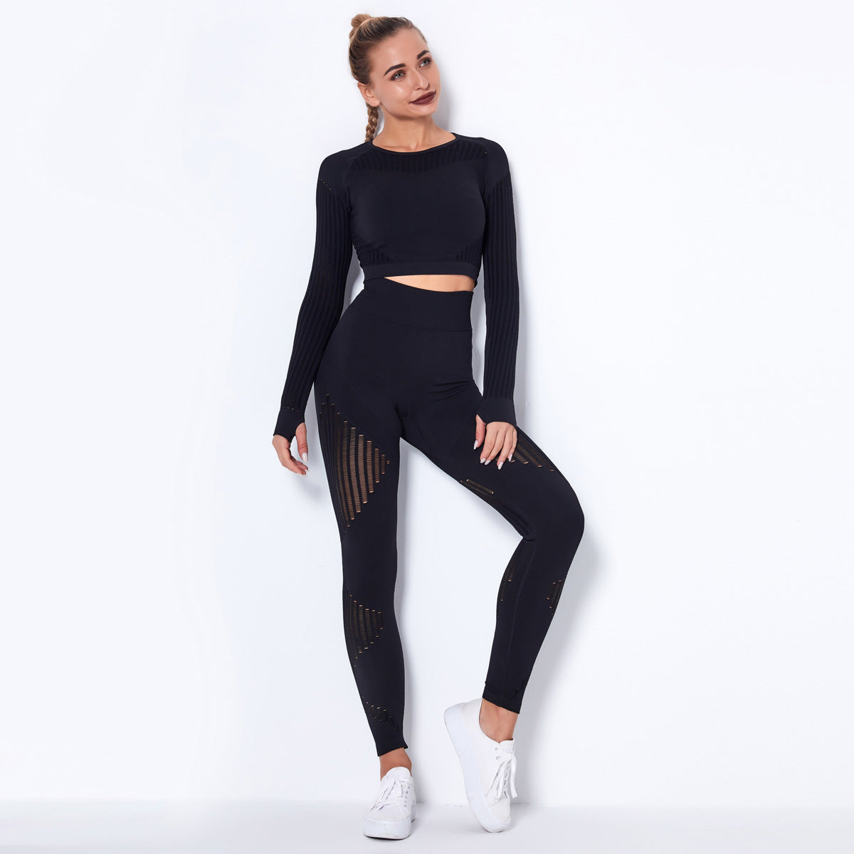 Absorbent Yoga Long-Sleeved Suit