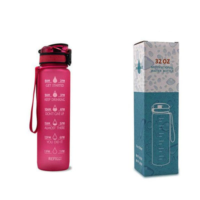 1L Tritan Water Bottle Time Marker