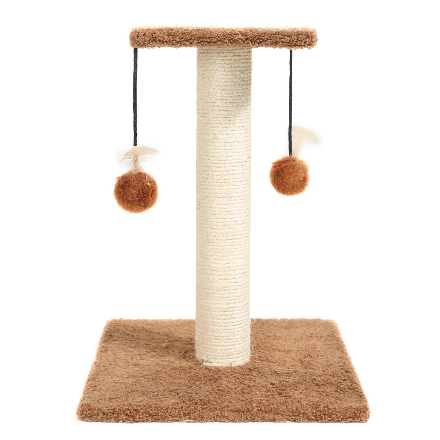 Agave Cat Scratching Post with Hanging Toy