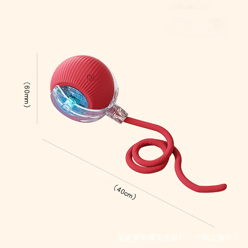 Smart Interactive Rolling Ball Toy for Cats