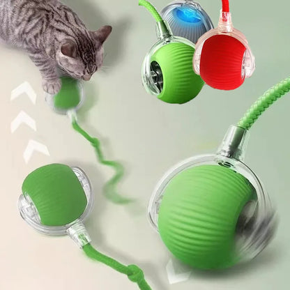 Smart Interactive Rolling Ball Toy for Cats