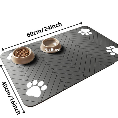 QuickDry Pet Feeding Mat