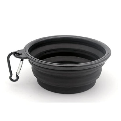 Folding Portable Silicone Dog Bowl