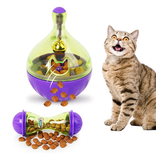 Interactive Pet Tumbler Treat Dispenser Toy