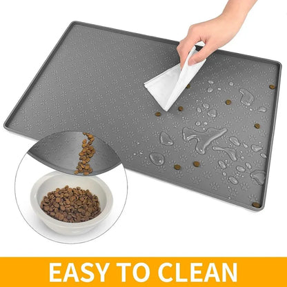 Waterproof Silicone Pet Placemat – Non-Slip Feeding Mat