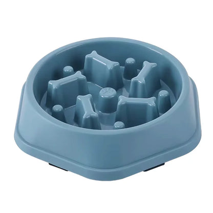 Dog Slow Feeder Non-choking Pet Bowl Anti Slip and Large Capacity for Dog and Cat Anxiety Relief Slow Food Feeding Pet Supply