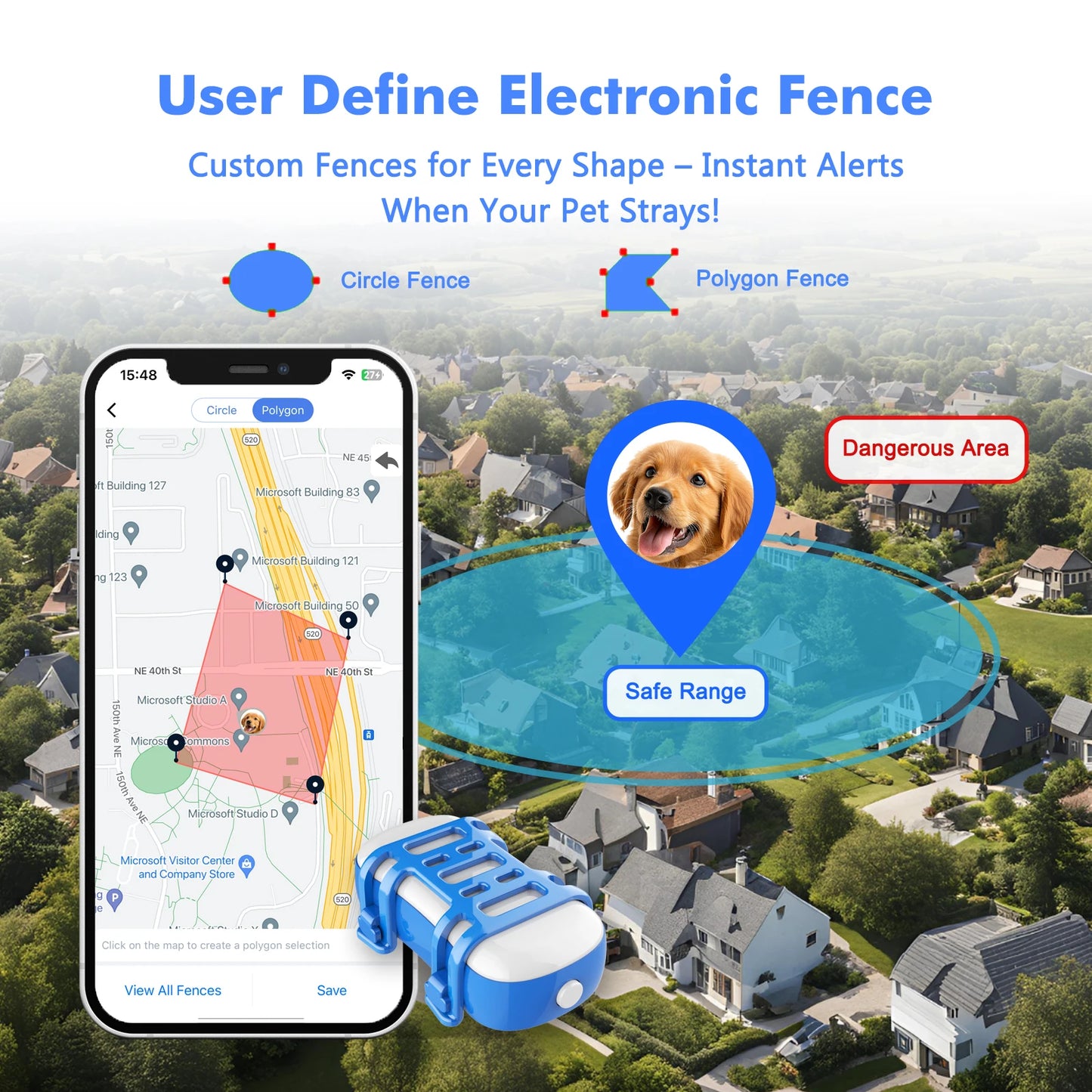 Waterproof Smart Locator with App