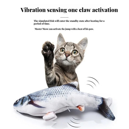 USB Rechargeable Flopping Fish Cat Toy