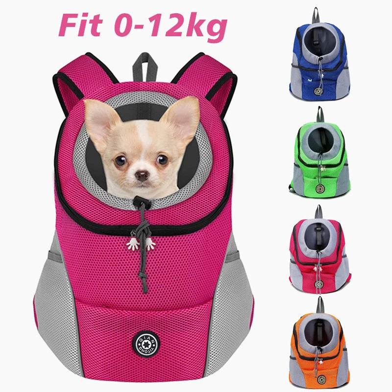 Breathable Pet Backpack Carrier – Reflective Travel Bag