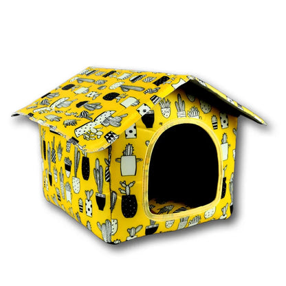 Foldable Waterproof Pet House – Indoor & Outdoor Shelter