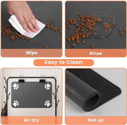 QuickDry Pet Feeding Mat