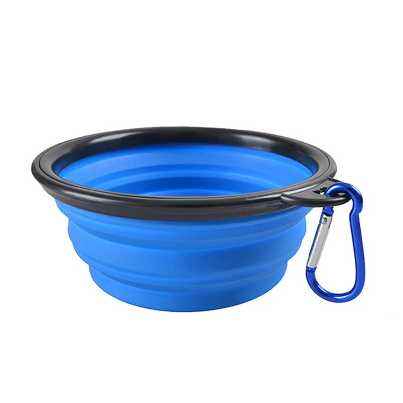 Folding Portable Silicone Dog Bowl