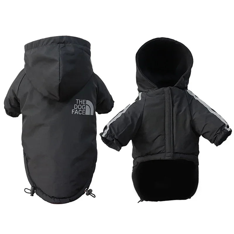 Warm Hooded Dog Jacket