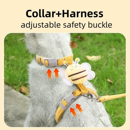 Adjustable Cartoon Bee Double Layer Harness