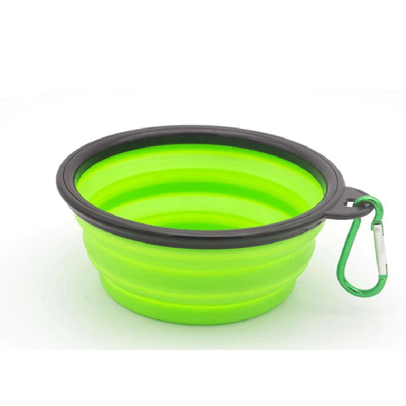 Folding Portable Silicone Dog Bowl