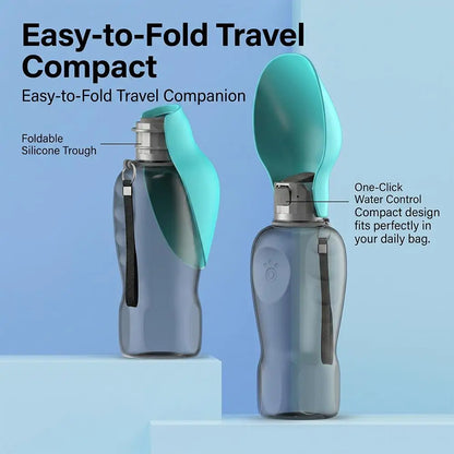 Portable Dog Water Bottle – Leakproof Travel Dispenser