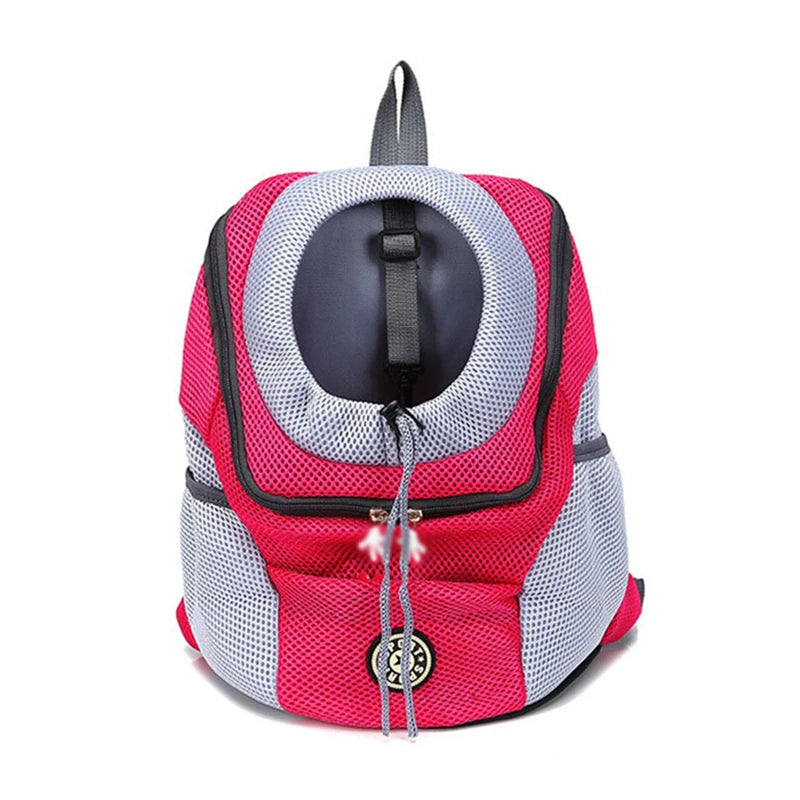 Breathable Pet Backpack Carrier – Reflective Travel Bag