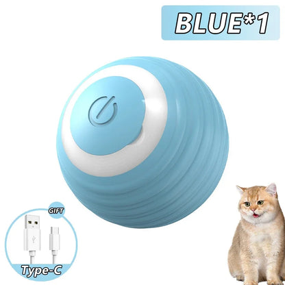 Smart Automatic Rolling Cat Ball Toy