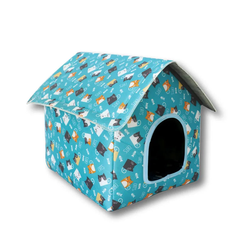 Foldable Waterproof Pet House – Indoor & Outdoor Shelter