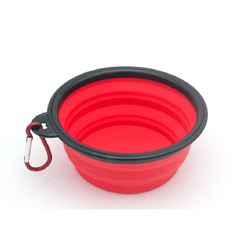 Folding Portable Silicone Dog Bowl