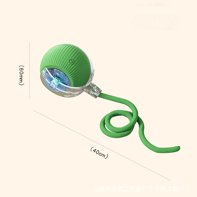Smart Interactive Rolling Ball Toy for Cats