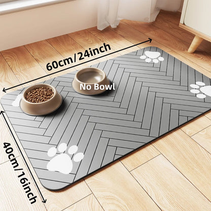 QuickDry Pet Feeding Mat