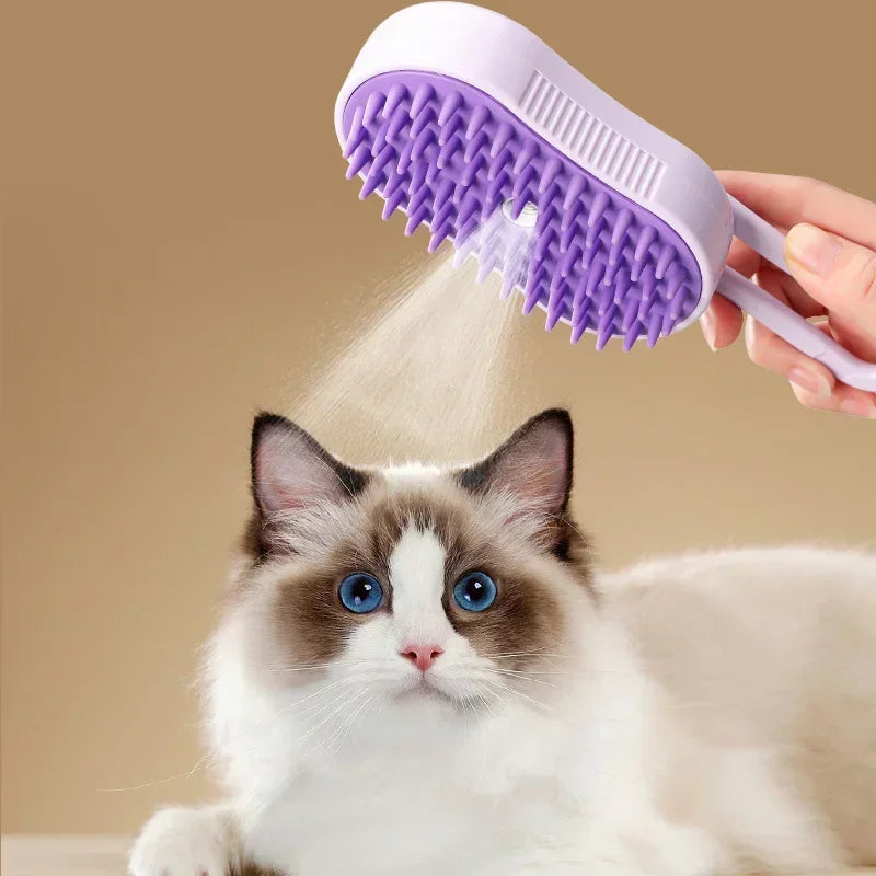 Electric Pet Comb with Spray