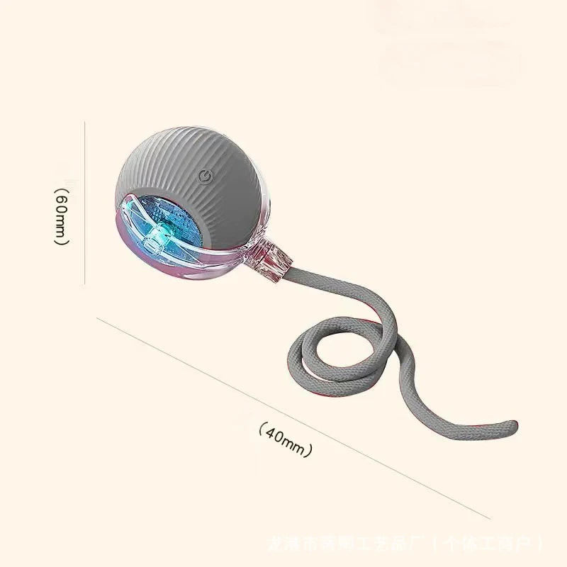 Smart Interactive Rolling Ball Toy for Cats