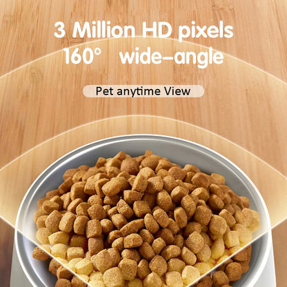 6L Smart Camera for Pet/dog /cat Feeder with Camera Timed Feeder Control by App Pet Feeder Automatic